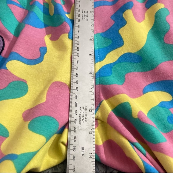 Genuine Clothing Company Sweatsuit Men’s Medium Bapesta Deadmau Colorful Camo - Picture 11 of 13